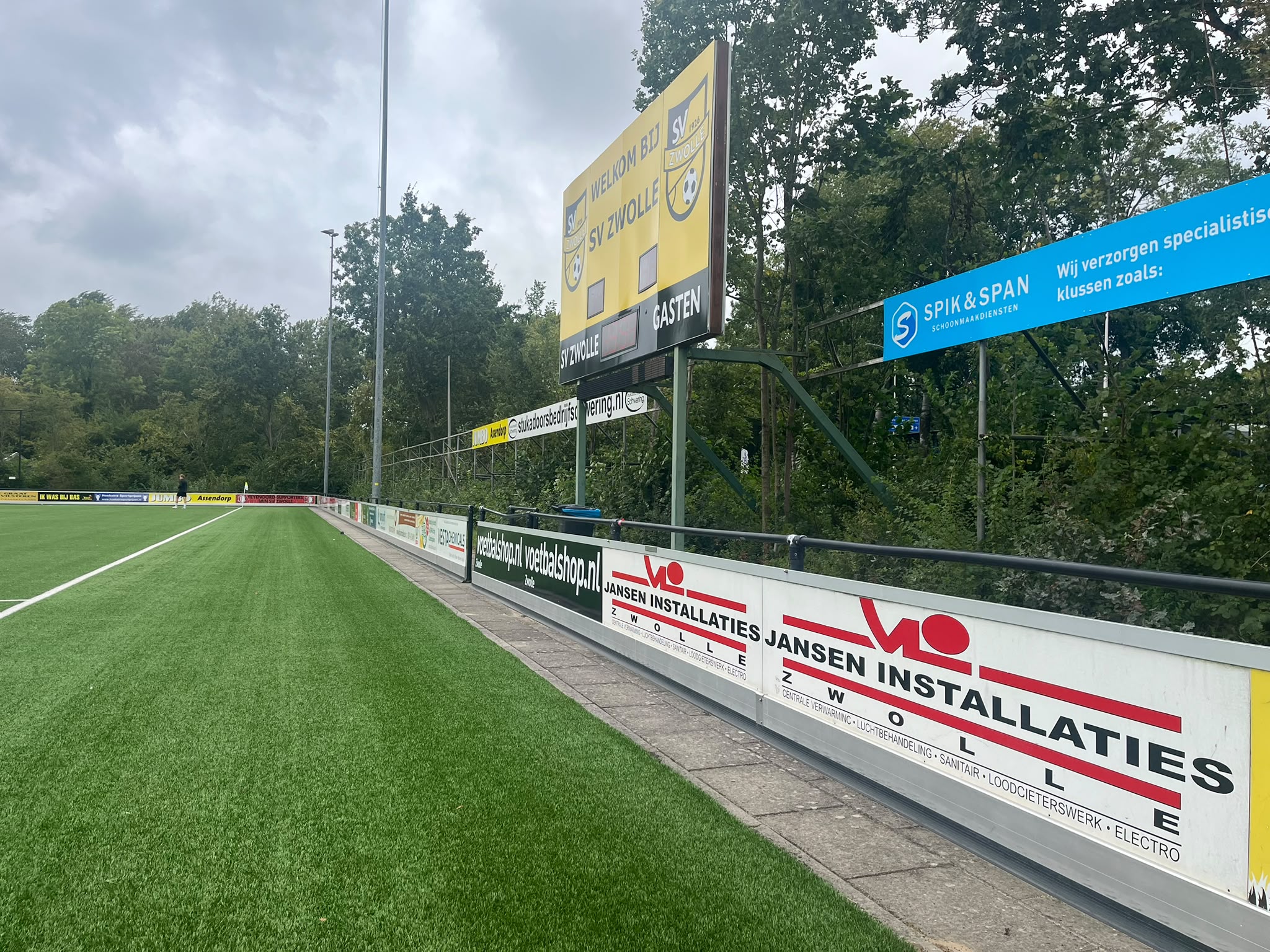 Jansen Installaties langer bordsponsor SV Zwolle
