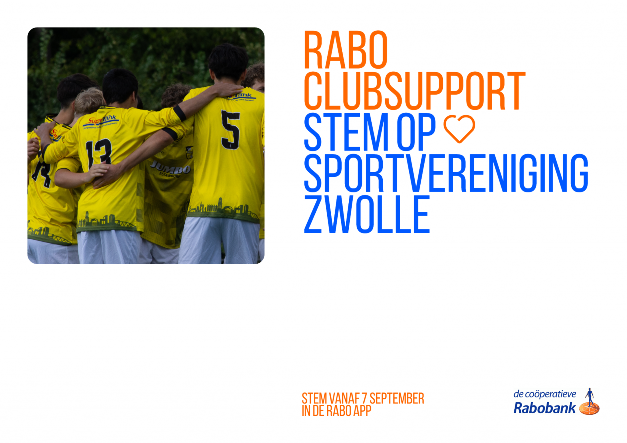 Stem op SV Zwolle bij Rabo Clubsupport!